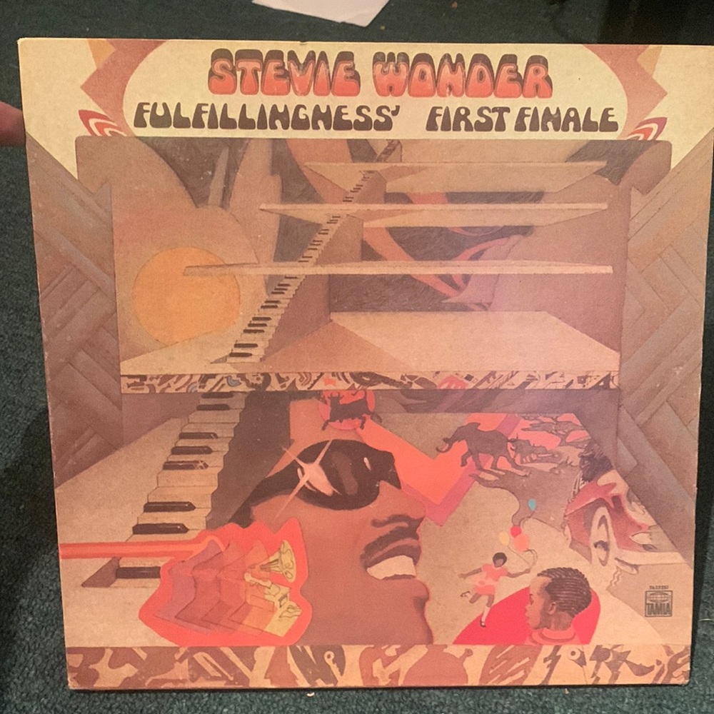 1974 Lp Stevie Wonder Fulfillingness First Finale